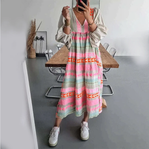 Bella Stride| Sabrina™ - Comfortable Boho Dress