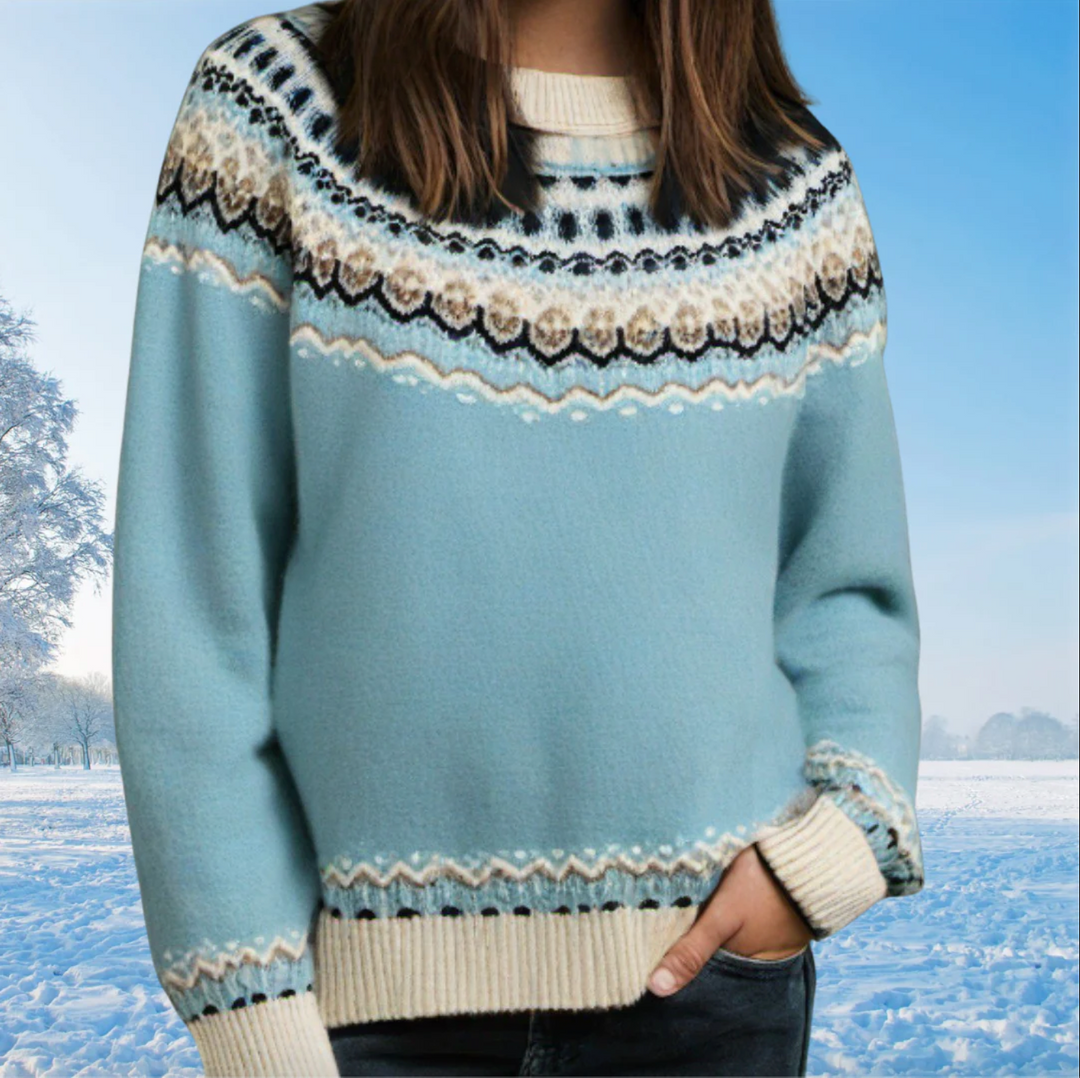 Bella Stride| Karina- Light Blue Sweater