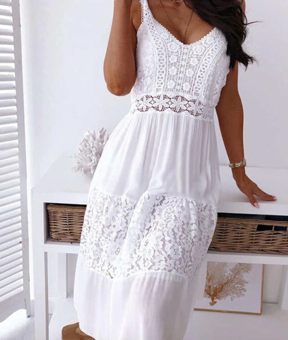 Bella Stride| Lace boho dress