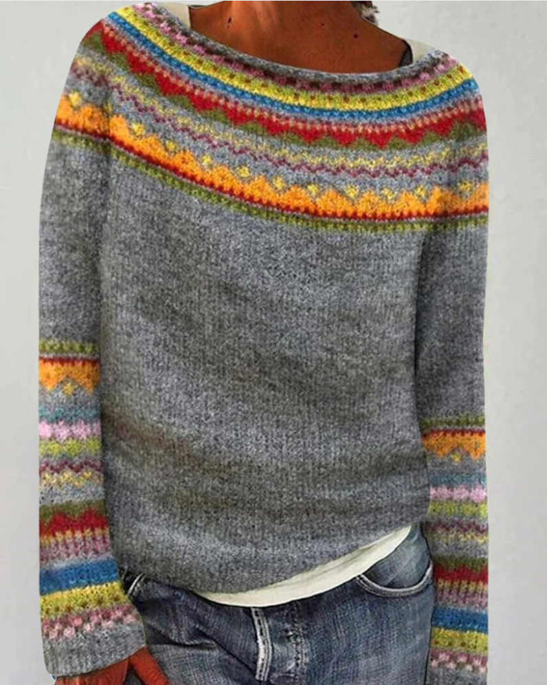 Bella Stride| SOPHIA - STYLISH & COZY RETRO JUMPER