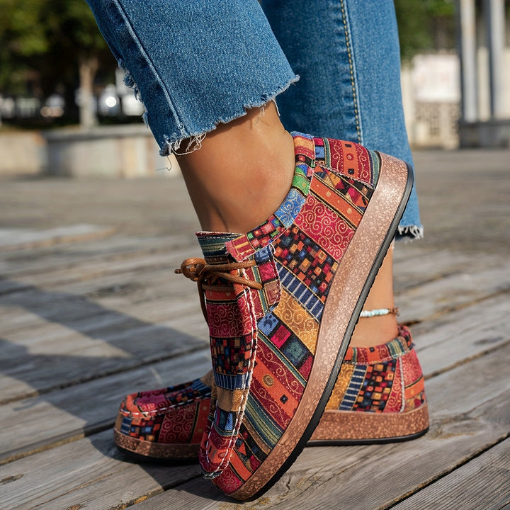 Kate™ | Colourful Retro Womens Shoe