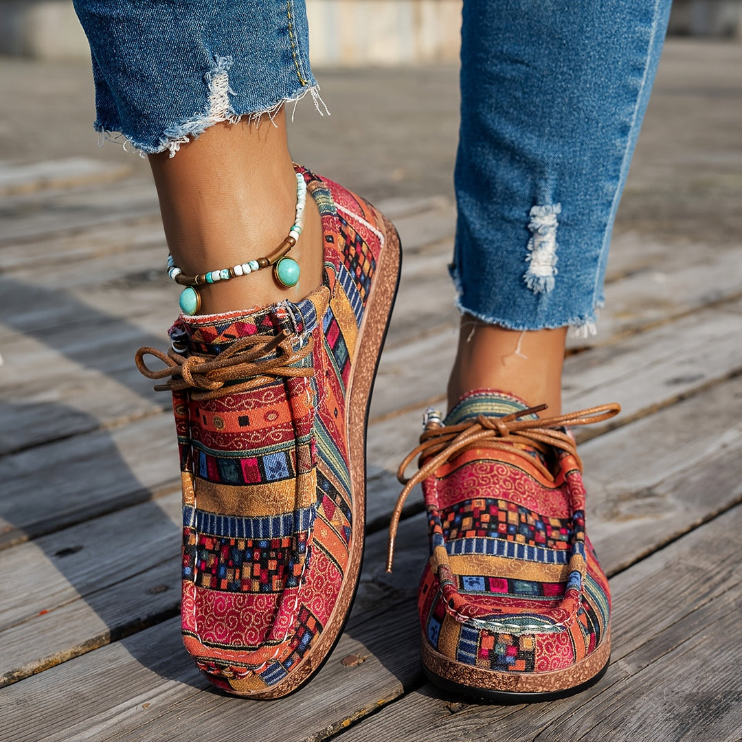Kate™ | Colourful Retro Womens Shoe