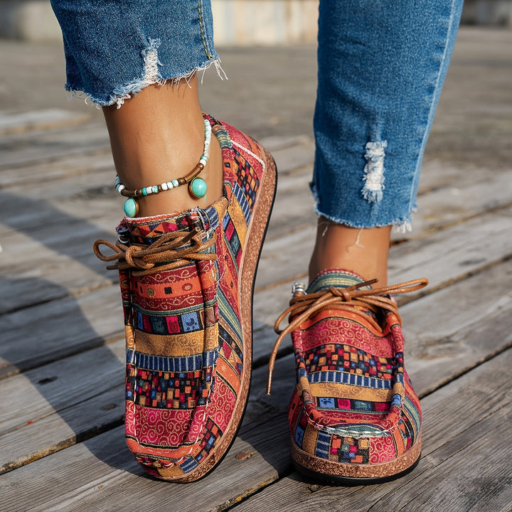 Kate™ | Colourful Retro Womens Shoe