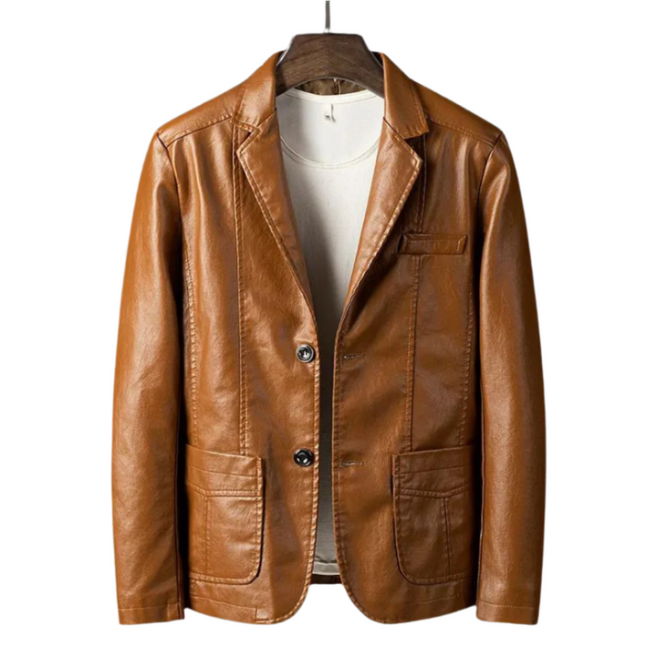 Maggie | Stylish Vegan Leather Blazer