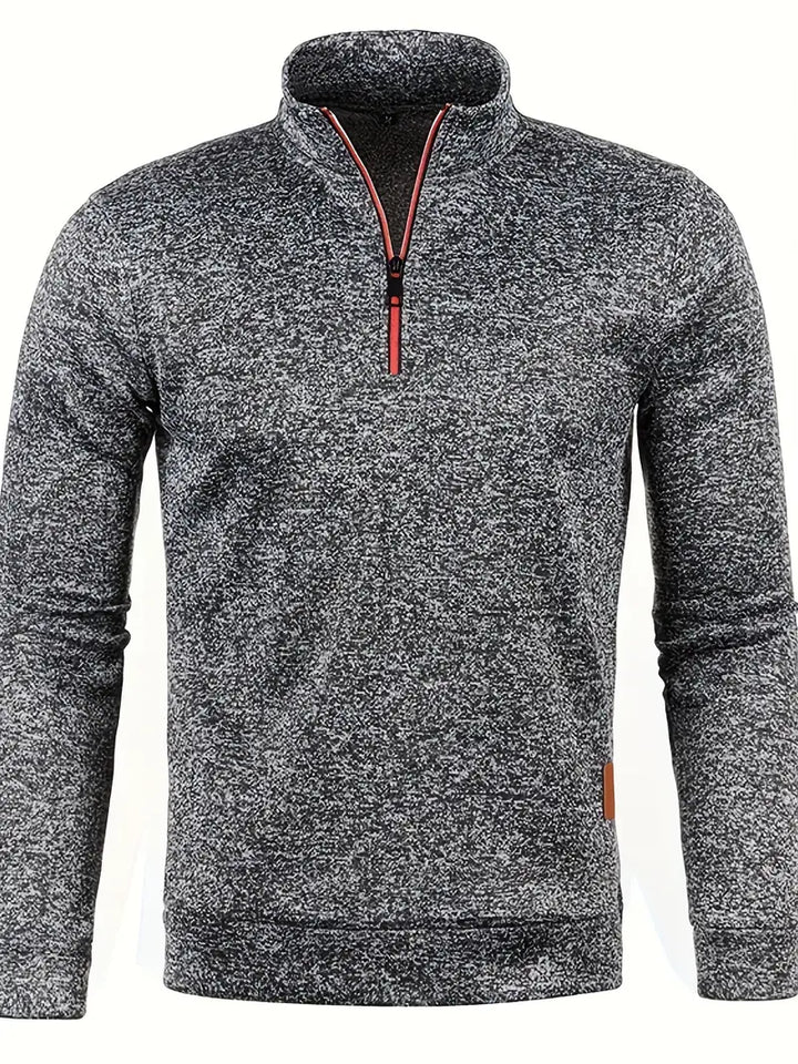 Dann | Zip-Up Pullover Sweatshirt