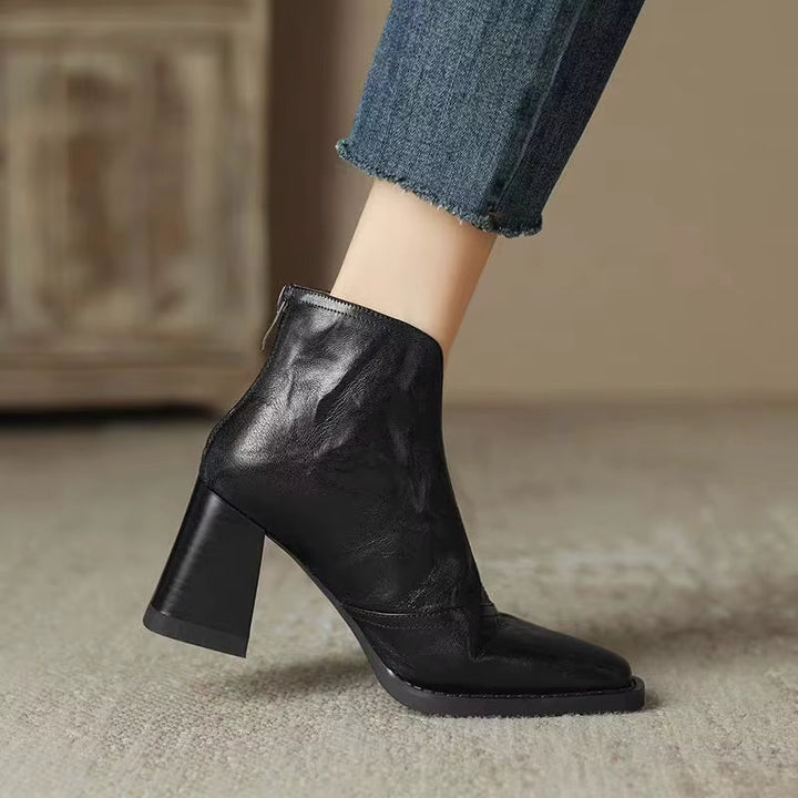 Avalance™| Everly Leather Ankle Boots
