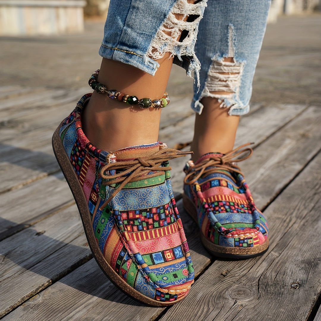 Kate™ | Colourful Retro Womens Shoe