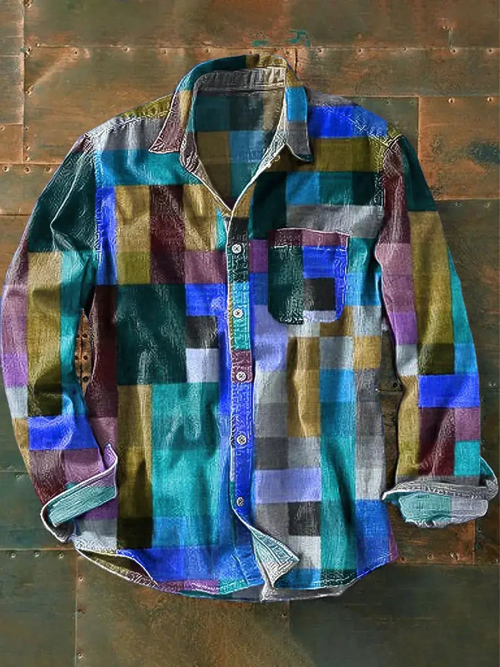 Lorcan | Stylish Premium Plaid Button-Down Shirt