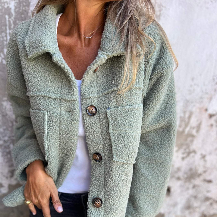 Elegant Lapel Wool Coat