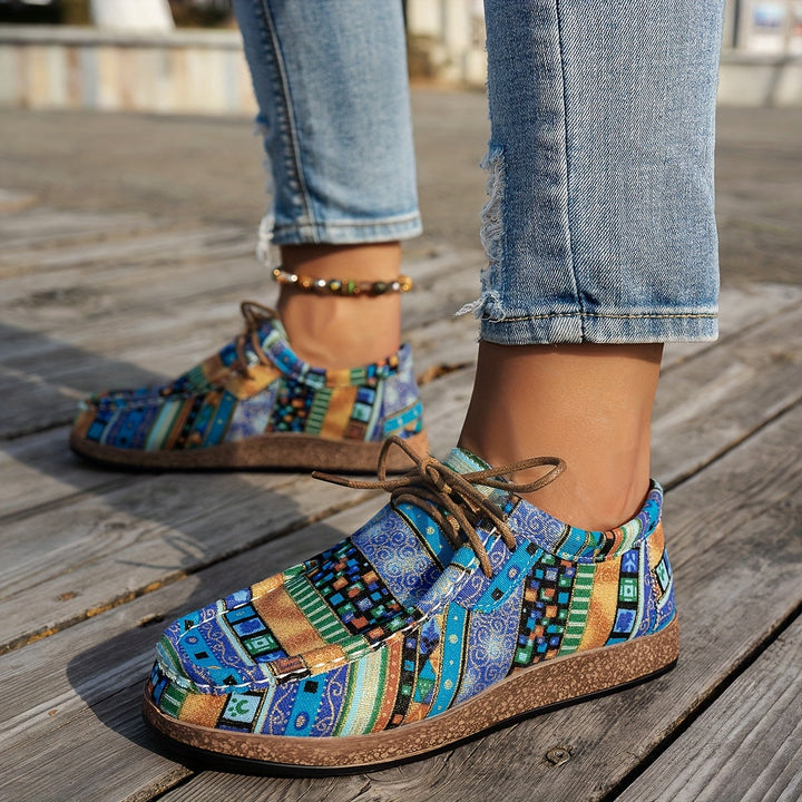 Kate™ | Colourful Retro Womens Shoe