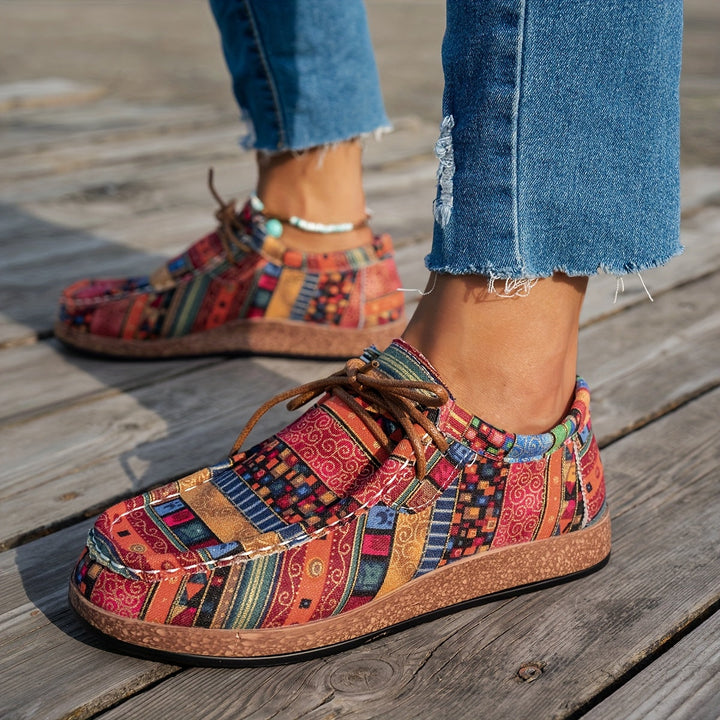 Kate™ | Colourful Retro Womens Shoe
