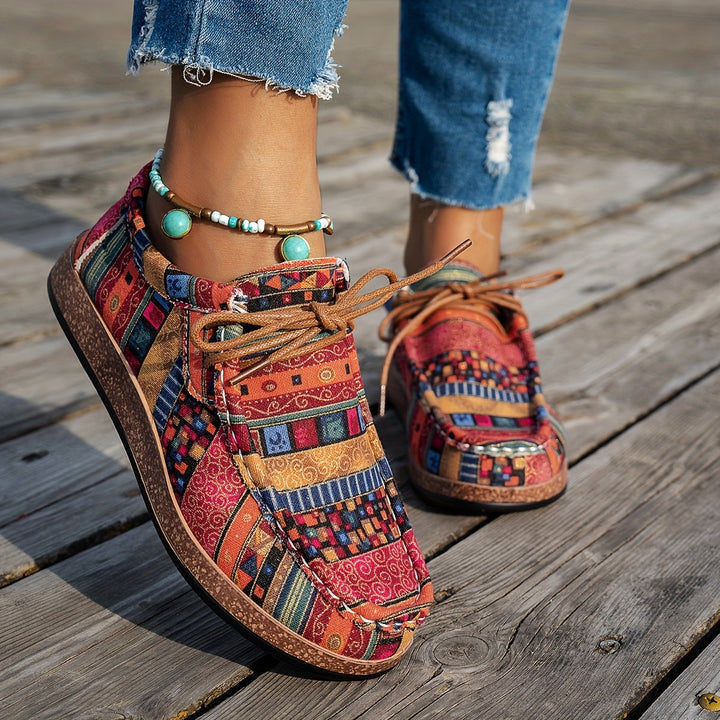 Kate™ | Colourful Retro Womens Shoe