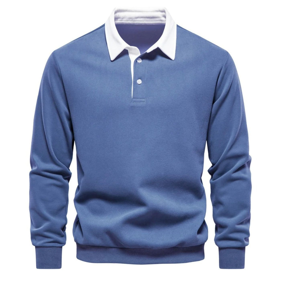 Allan™| Long Sleeve Polo Shirt