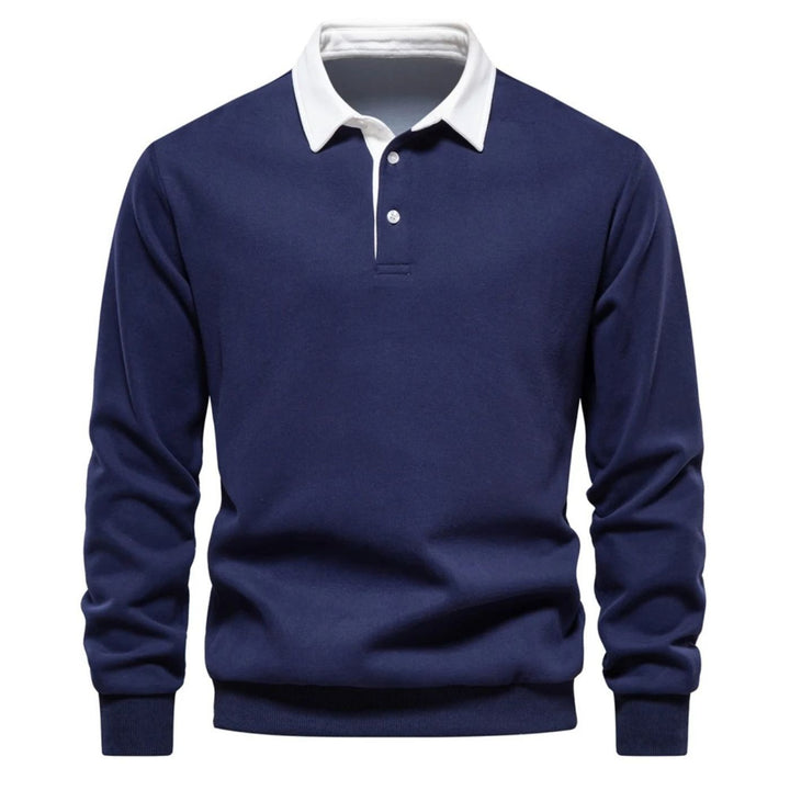 Allan™| Long Sleeve Polo Shirt
