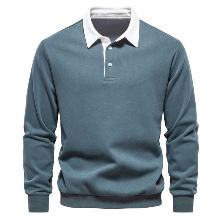 Allan™| Long Sleeve Polo Shirt