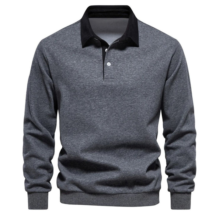Allan™| Long Sleeve Polo Shirt
