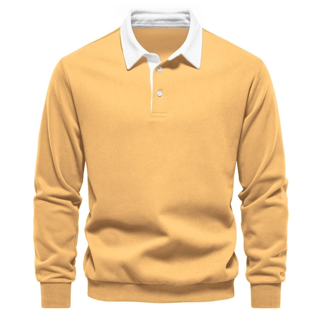 Allan™| Long Sleeve Polo Shirt