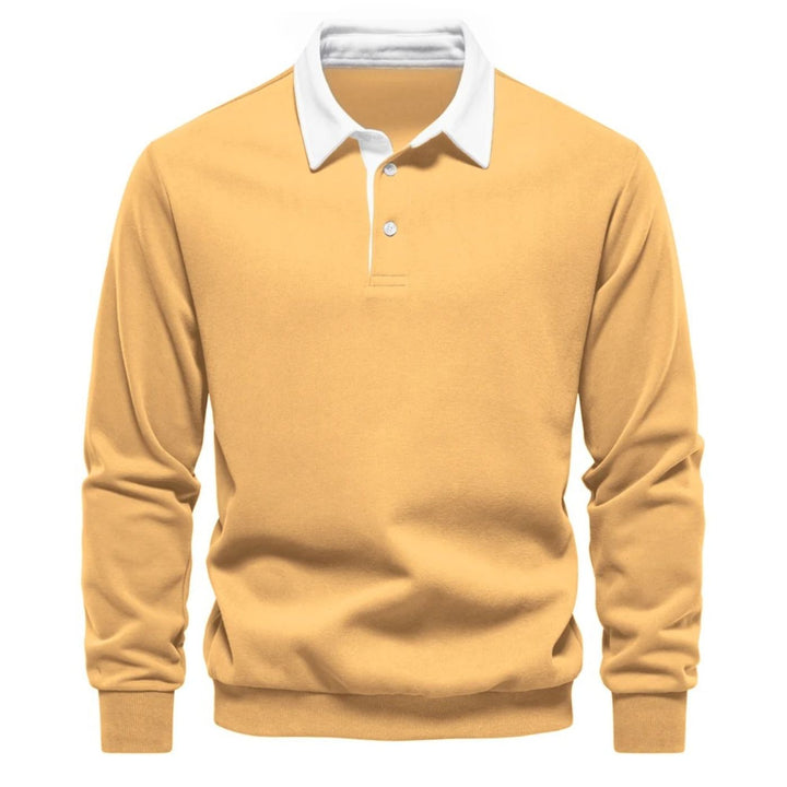 Allan™| Long Sleeve Polo Shirt