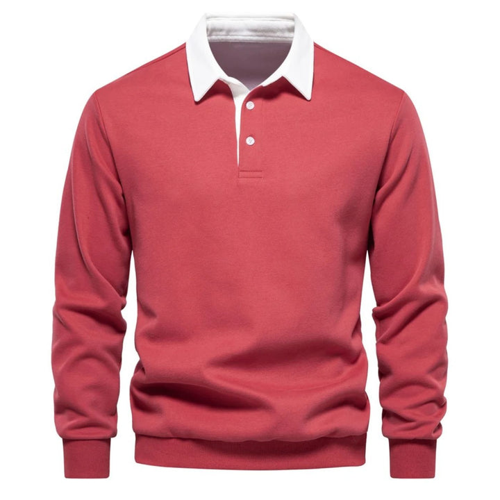 Allan™| Long Sleeve Polo Shirt