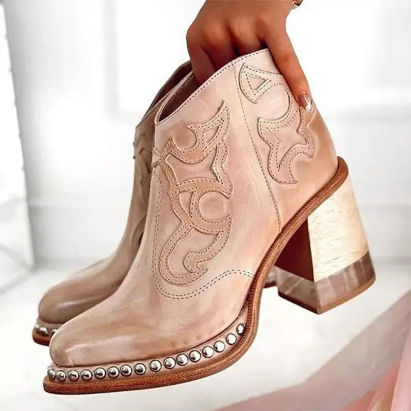 Jessica™ -  Norwich Embroidered Leather Boots