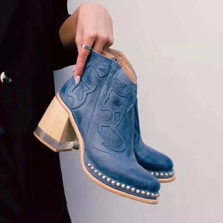 Jessica™ -  Norwich Embroidered Leather Boots
