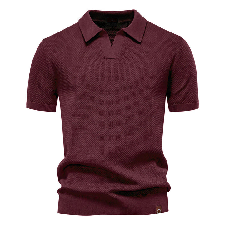 Josh – Gestructureerd Polo-Shirt
