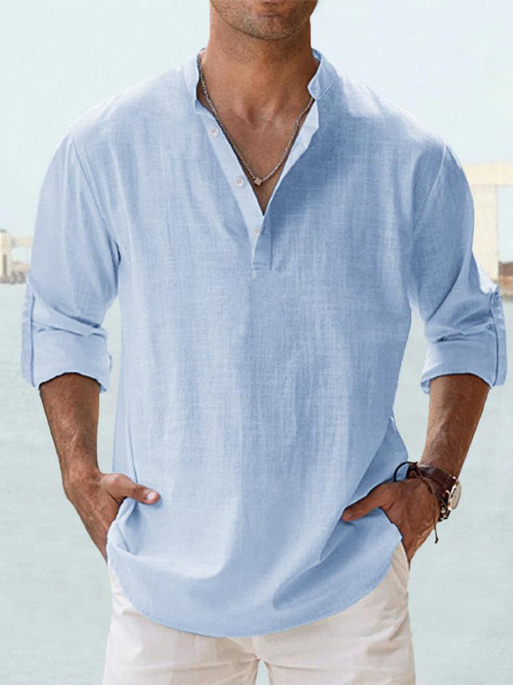 Lucas Casual Linen Overshirt