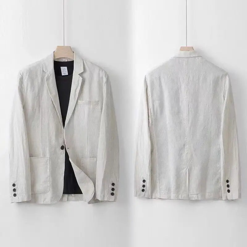 Yvan | Stylish Linen Blazer Trouser Set