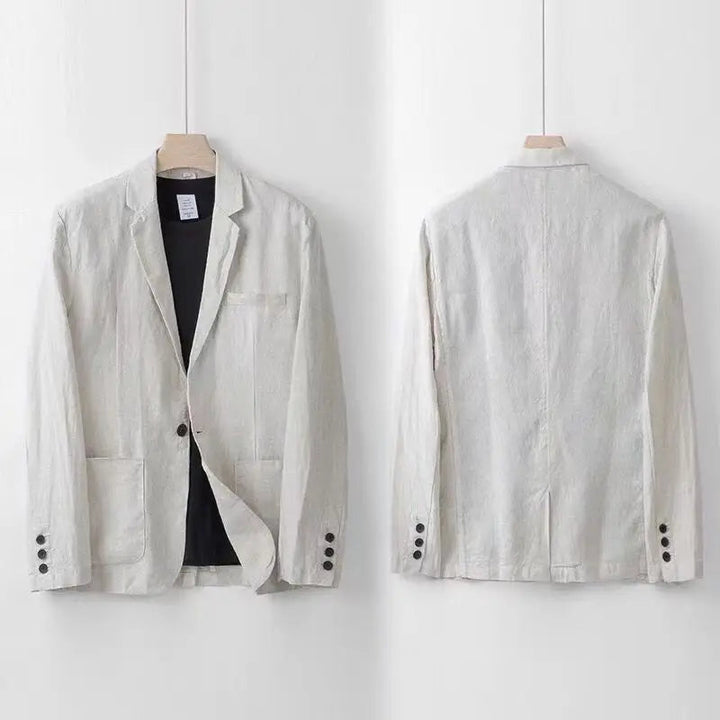 Yvan | Stylish Linen Blazer Trouser Set