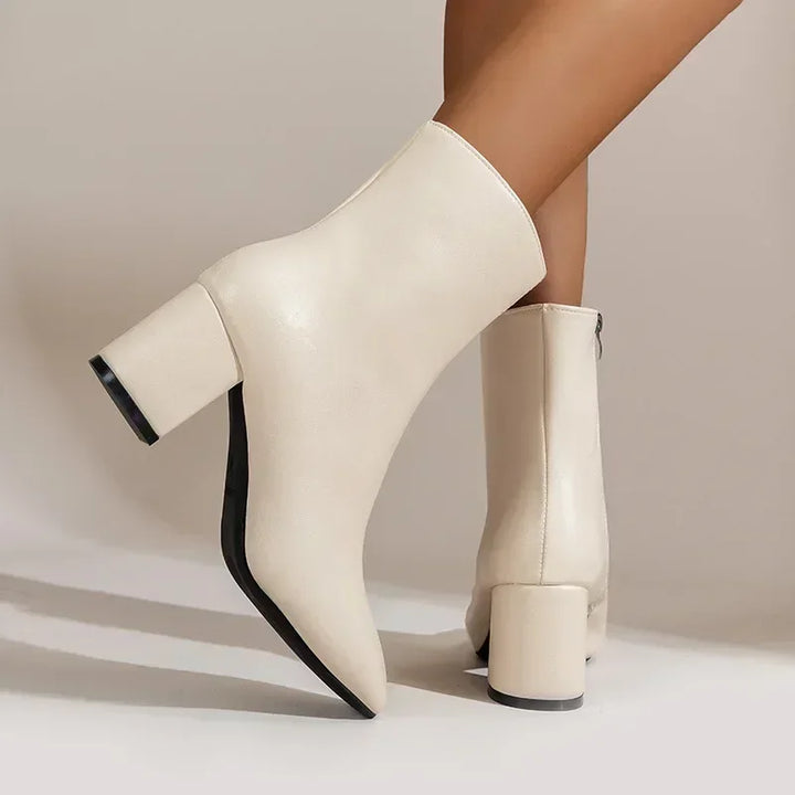 Avalance™| Liana Leather Ankle Boots