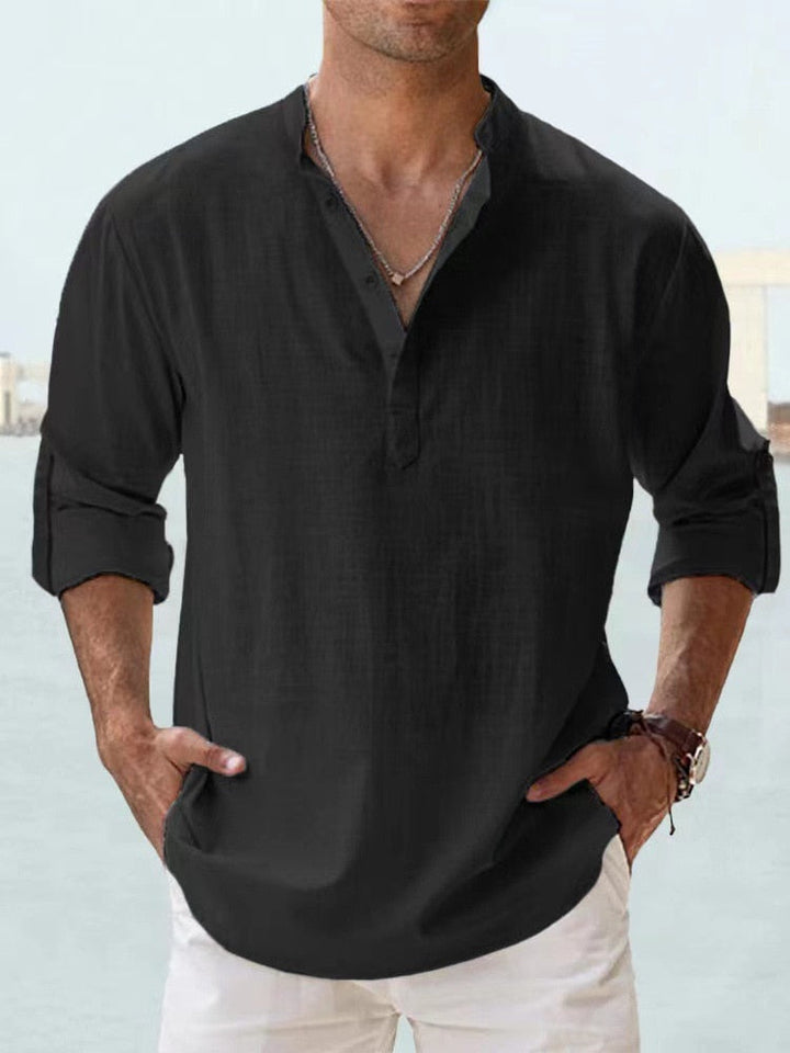 Lucas Casual Linen Overshirt