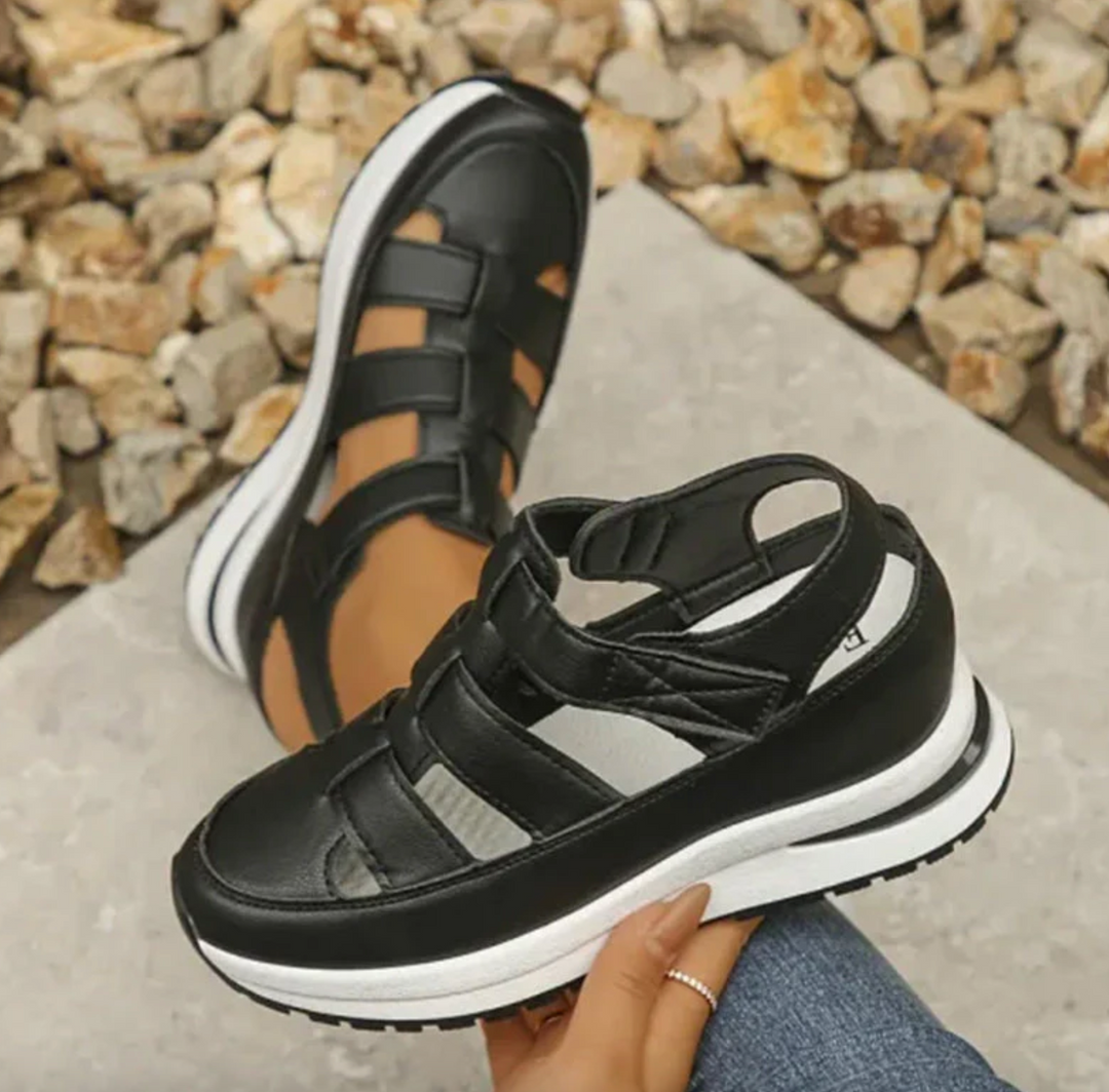 Bella Stride| CLOSED-TOE SNEAKER SANDALS
