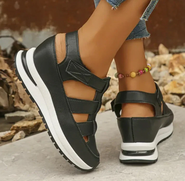 Bella Stride| CLOSED-TOE SNEAKER SANDALS