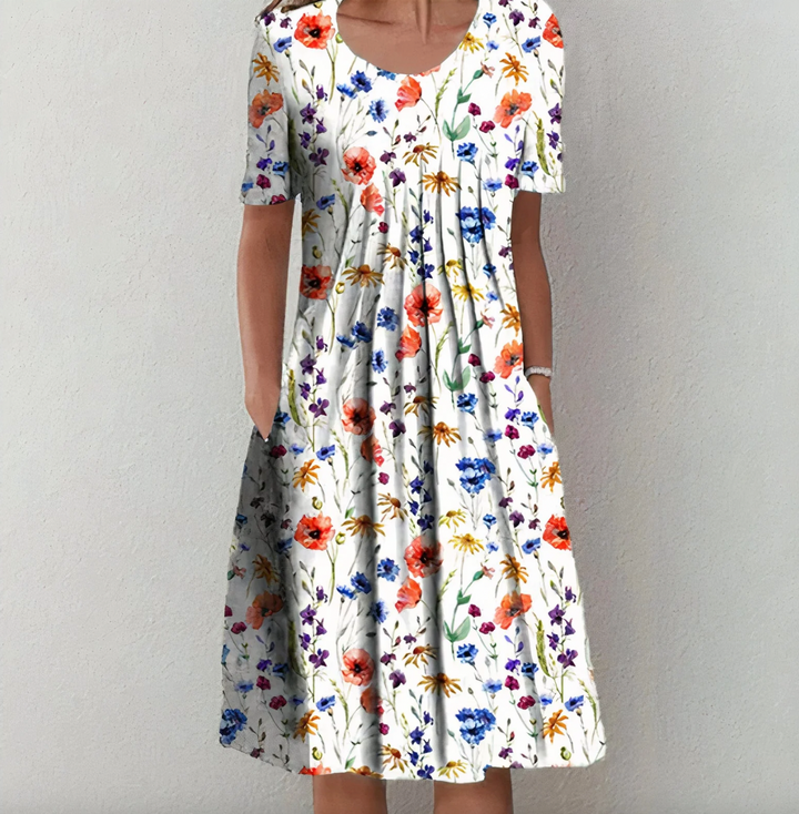 Bella Stride| Elegant cotton dress