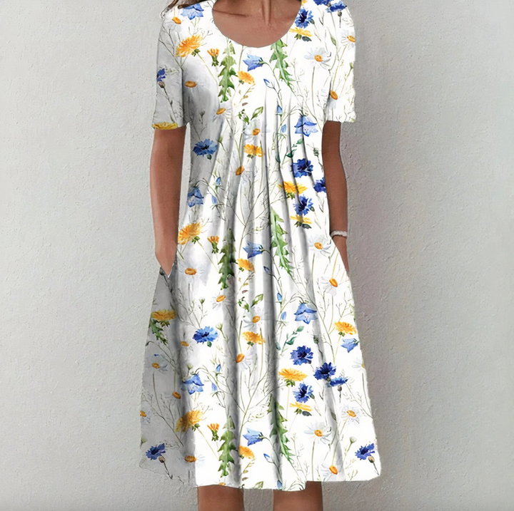 Bella Stride| Elegant cotton dress
