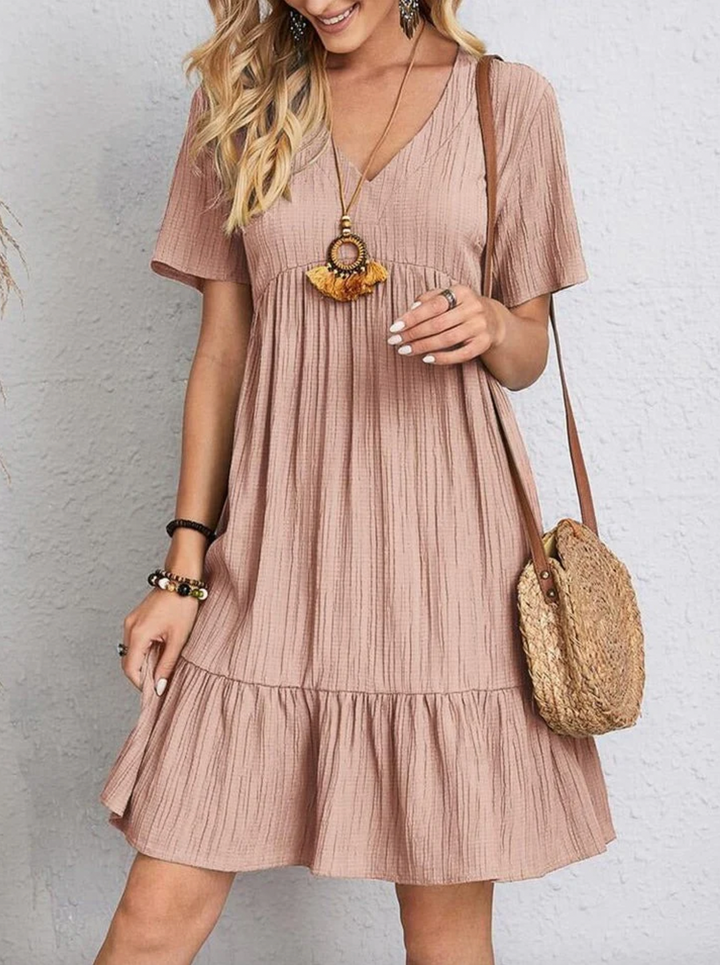 Bella Stride| Elegant Dress with a Belly Cover