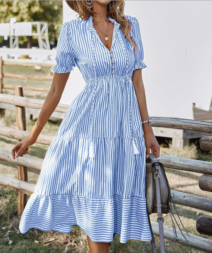 Bella Stride| Summer Stripe Dress