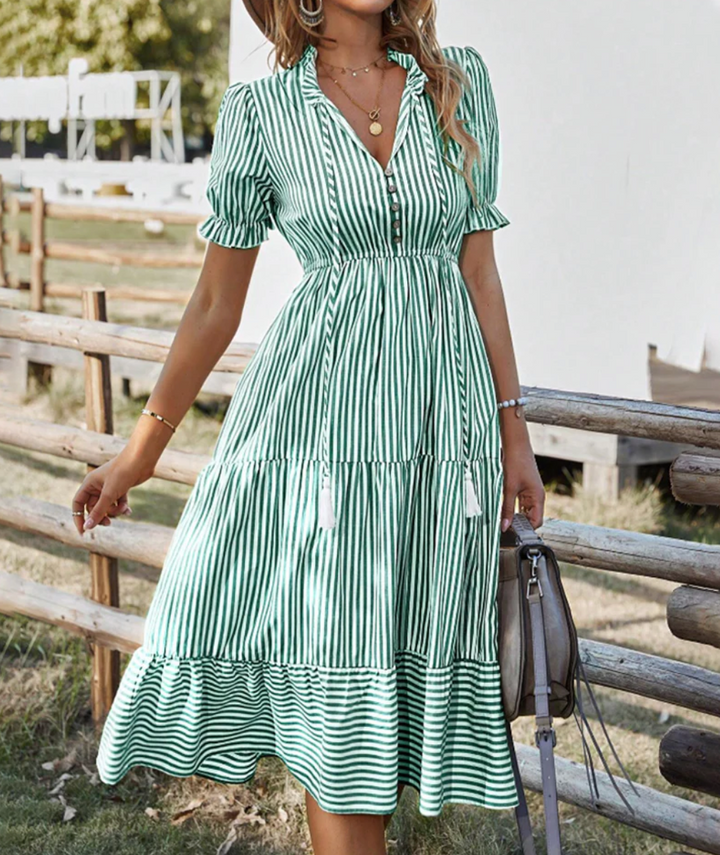 Bella Stride| Summer Stripe Dress