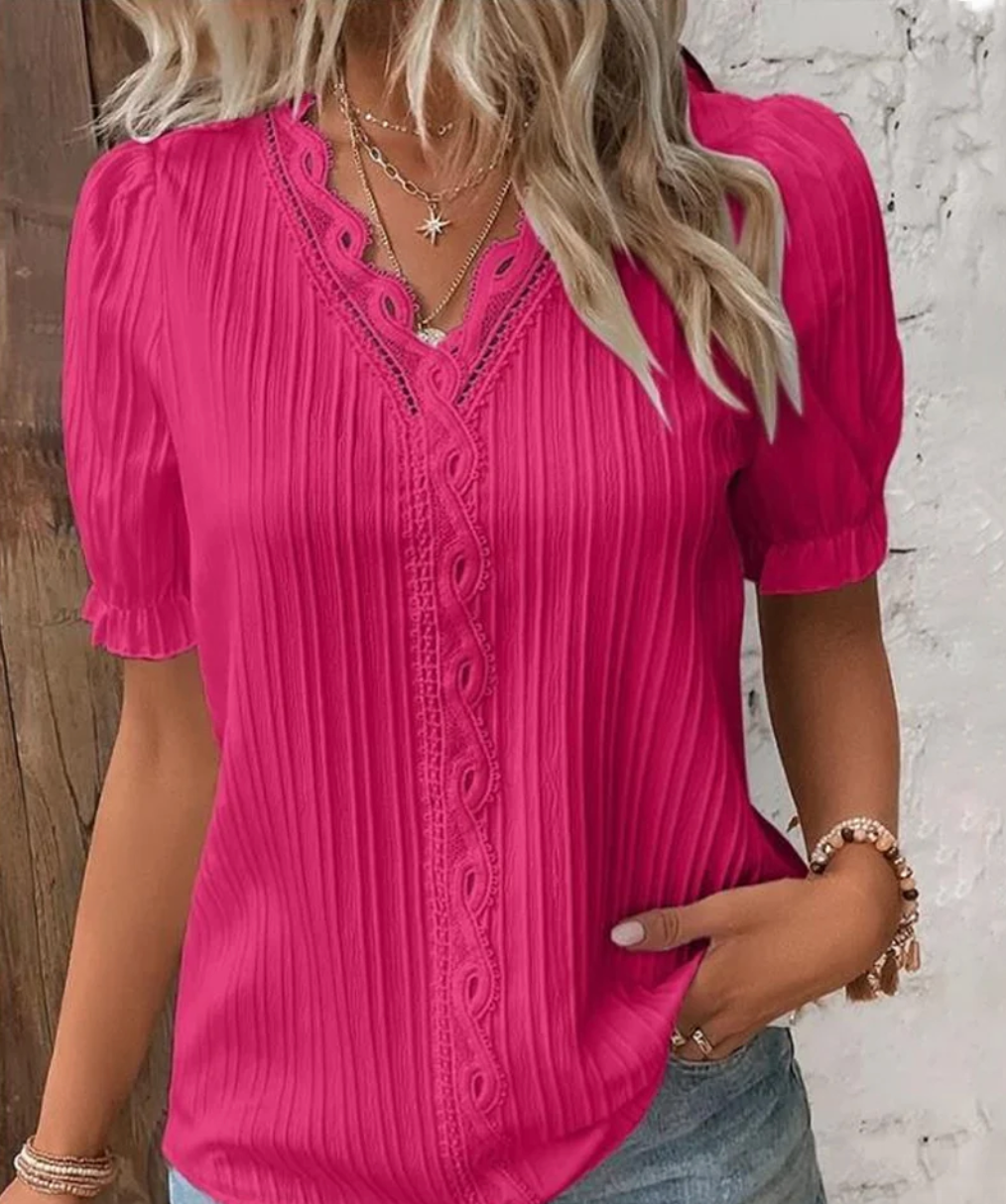 Bella Stride| Elegant Lace Top