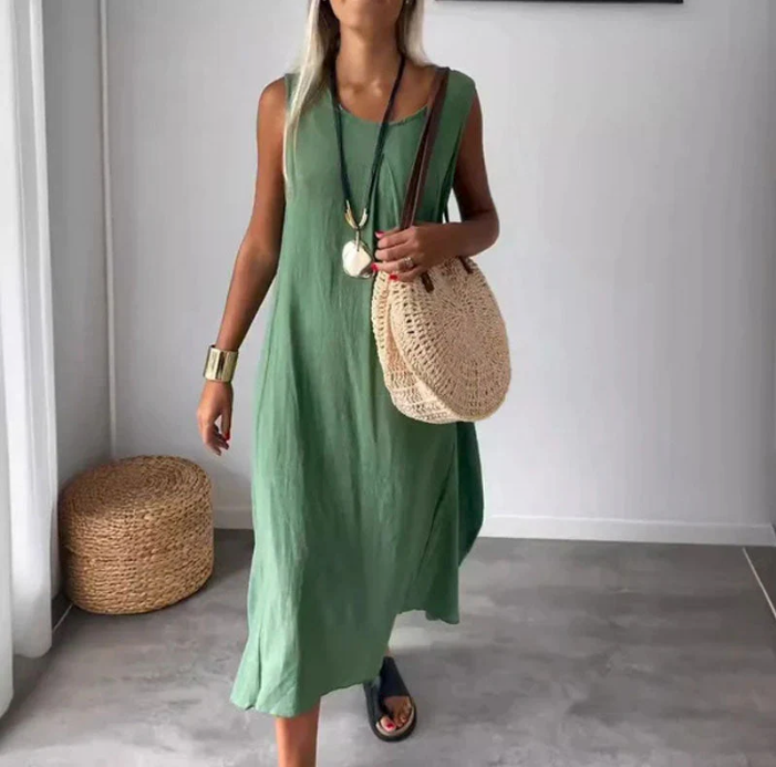 Bella Stride| Savanna™ - Relaxed Sleeveless Dress