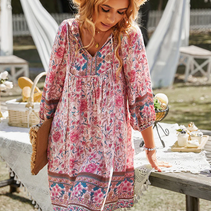 Bella Stride| Fena™ - Bohemian Tunic Dress