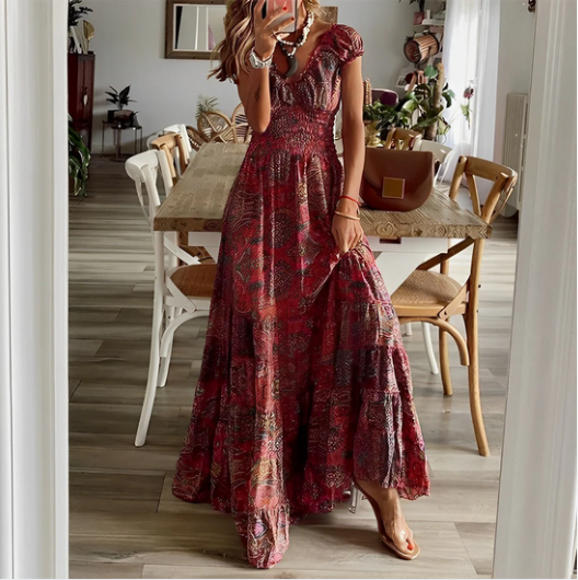 Bella Stride| Teressa™ - Elegant Boho Dress