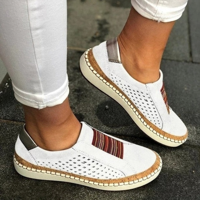 Bella Stride| Carolyn - Chic Boho Slip-On Sneakers