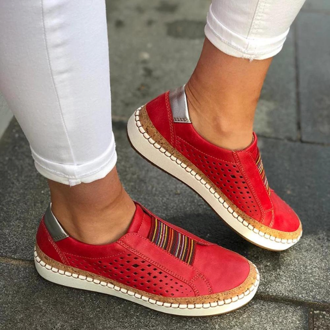 Bella Stride| Carolyn - Chic Boho Slip-On Sneakers