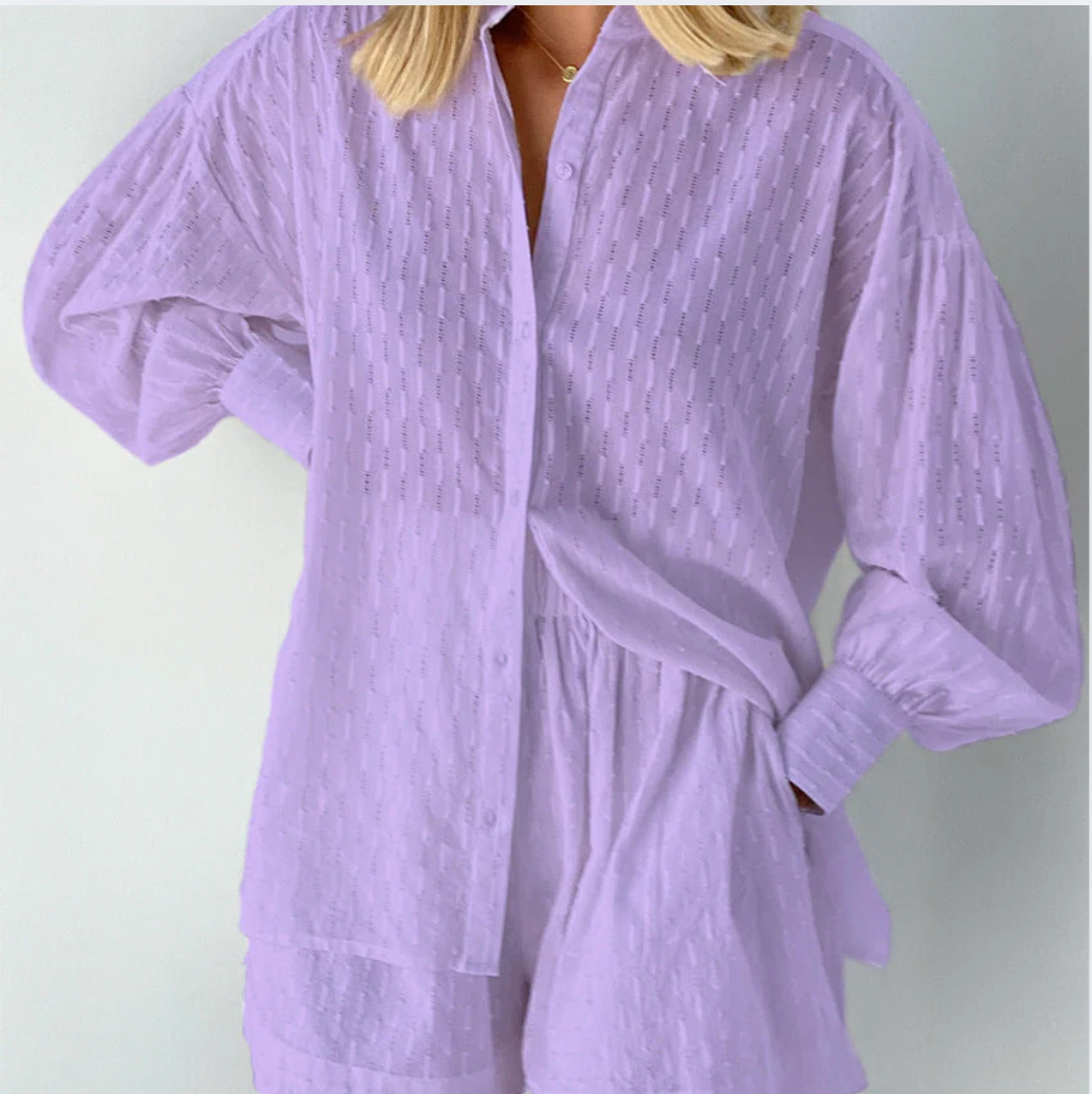 Bella Stride| Elizabeth™ - Breezy Shirt and Shorts Set