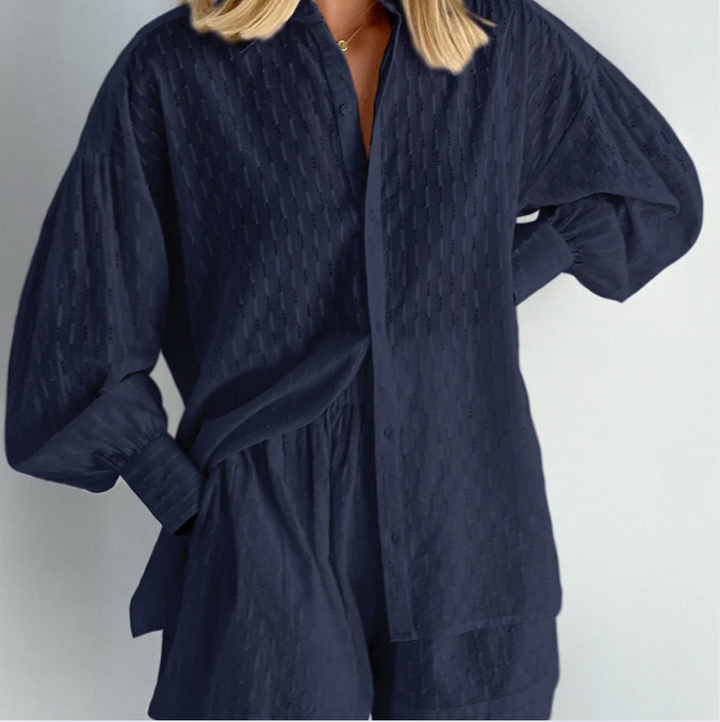 Bella Stride| Elizabeth™ - Breezy Shirt and Shorts Set