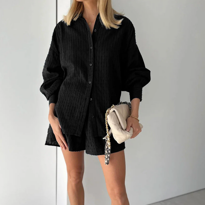 Bella Stride| Elizabeth™ - Breezy Shirt and Shorts Set