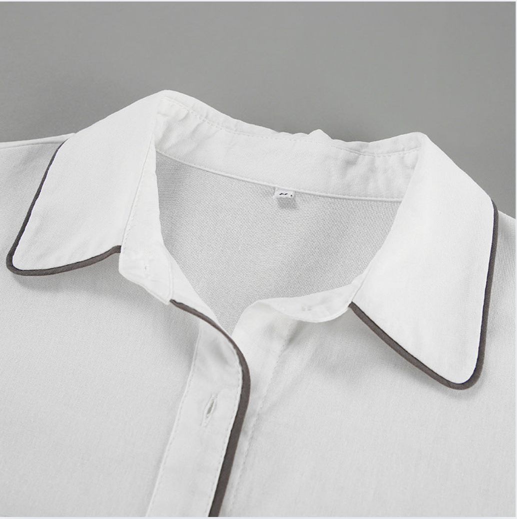 Bella Stride| Marian™ - Belted Button-Up Set