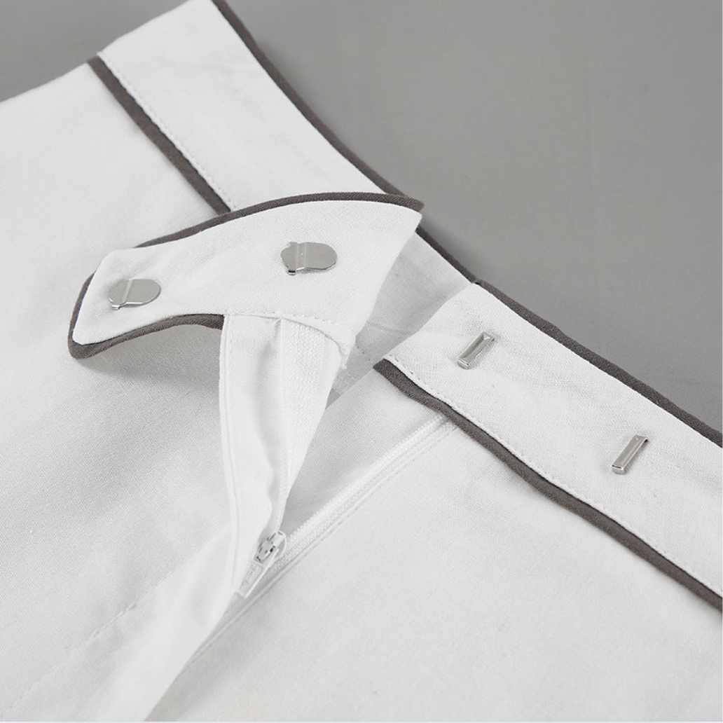 Bella Stride| Marian™ - Belted Button-Up Set