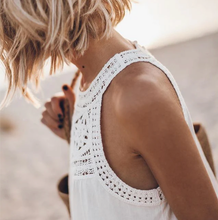 Bella Stride| Yana™ - Crochet Accent Summer Dress